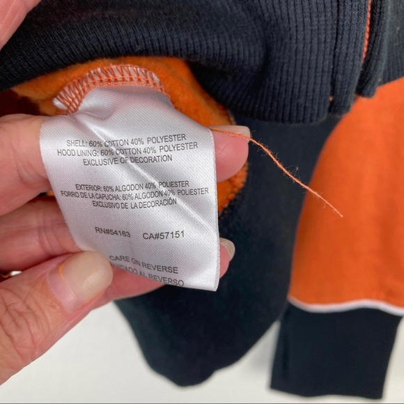 Texas Longhorn Hoodie Size Medium Full Zip G-lll By Carl Banks EUC - Picture 12 of 12